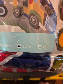 Kids Monster Truck Twin Bedding Set