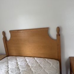 Bed Frame With Night Stand 