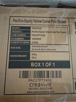 Pacifico equity cooler pole topper