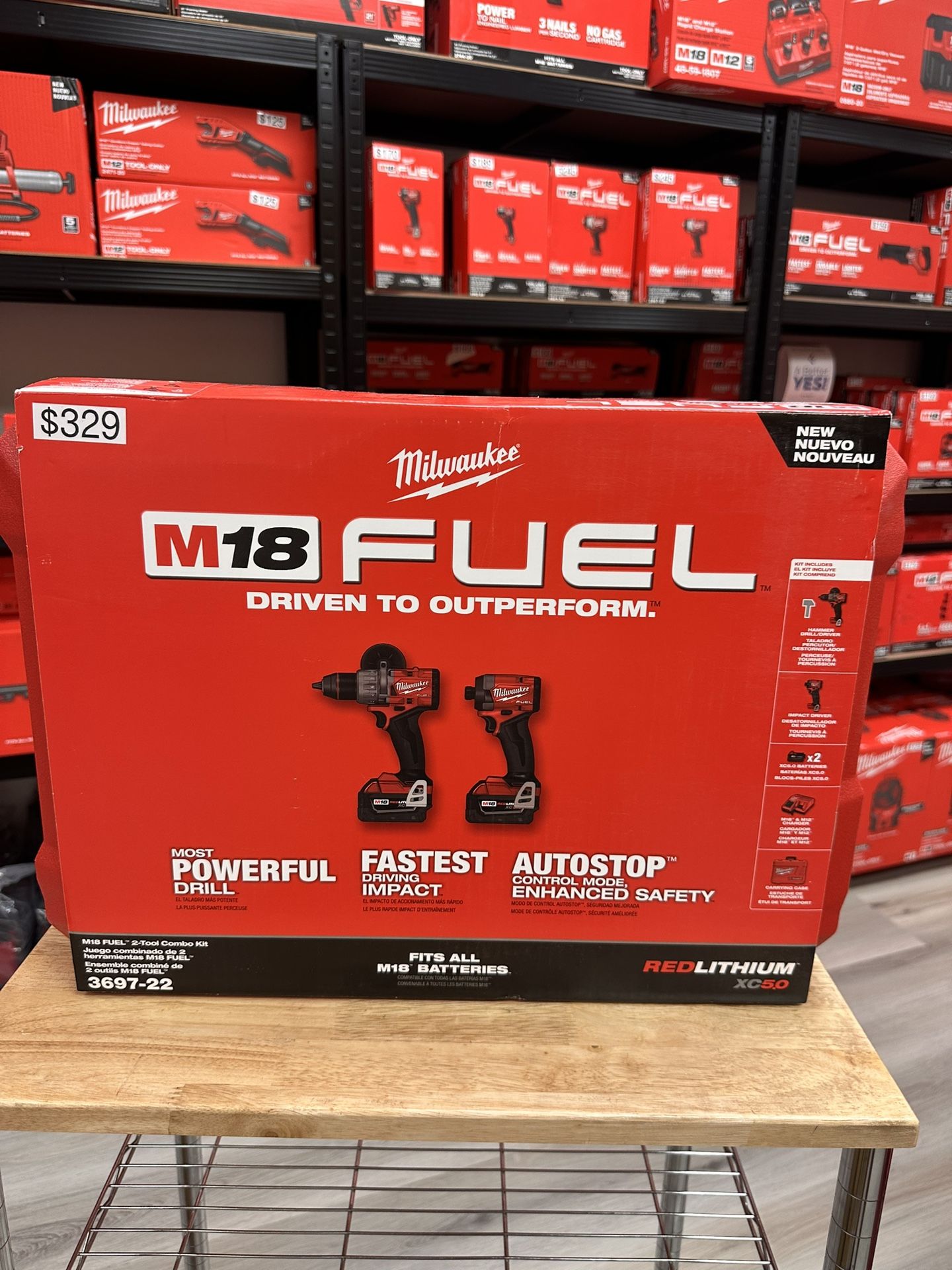 Milwaukee M18 Fuel 2-tool Combo Kit 