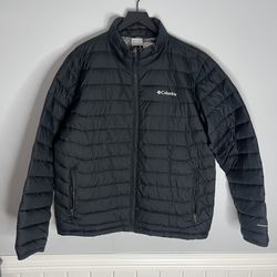 Columbia Powder Lite II Puffer Jacket Mens XL Black