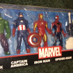 MARVEL 5 ACTION FIGURE PACK NEW!