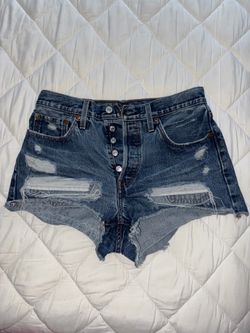 Levi’s 501 “concert short” short shorts high waisted