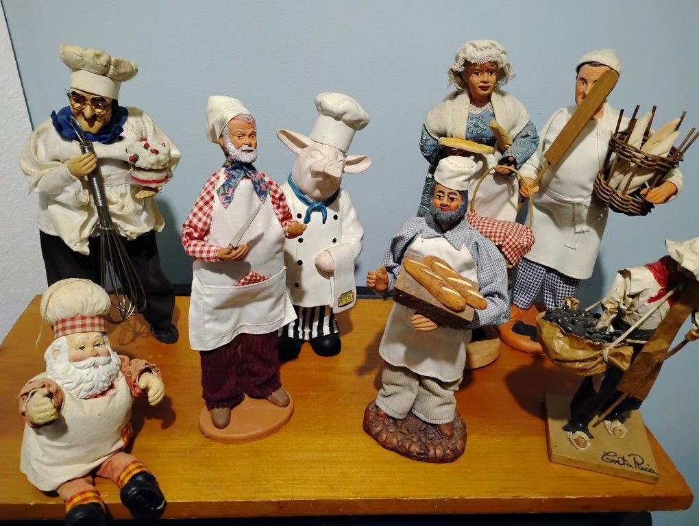 A Collection Of  "Chef's Figurines"!