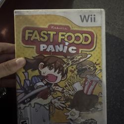 FAST FOOD PANIC WII