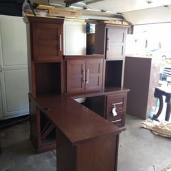 Mahogany office desk
