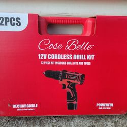Cordless Drill Driver 72pcs