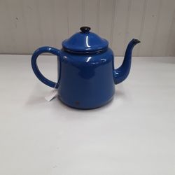 Blue Enamel Tea Pot- Located in Shelton 