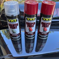 VHT Brake Caliper Paint 2 Cans Red 1 Can Clear