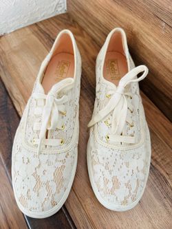 Keds Point Lace Cerebrations Platform Lace up Sneakers Women's Size 8