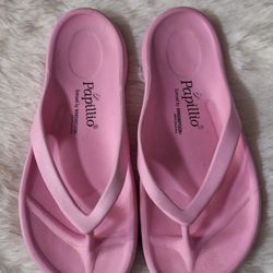 Papillio Pink Sandals Minimalist Thong Sandles Size 8