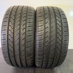V772  235 35 20 92W  Lexani LX-Twenty  2 Used Tires 80% Life 