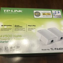 TP-Link powerline network adapter pair