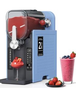 Slushie Machine, Slushy for Home No Ice Need, Professional Frozen Drink Maker & Margarita Machine, 6 Presets for Milkshakes, Frappés, Ice Cream,Slush.