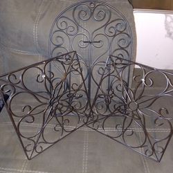 Black Beautiful Wall Candle Holders~ Set of 3 for $10