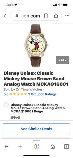 Mickey Mouse Watch, Disney.