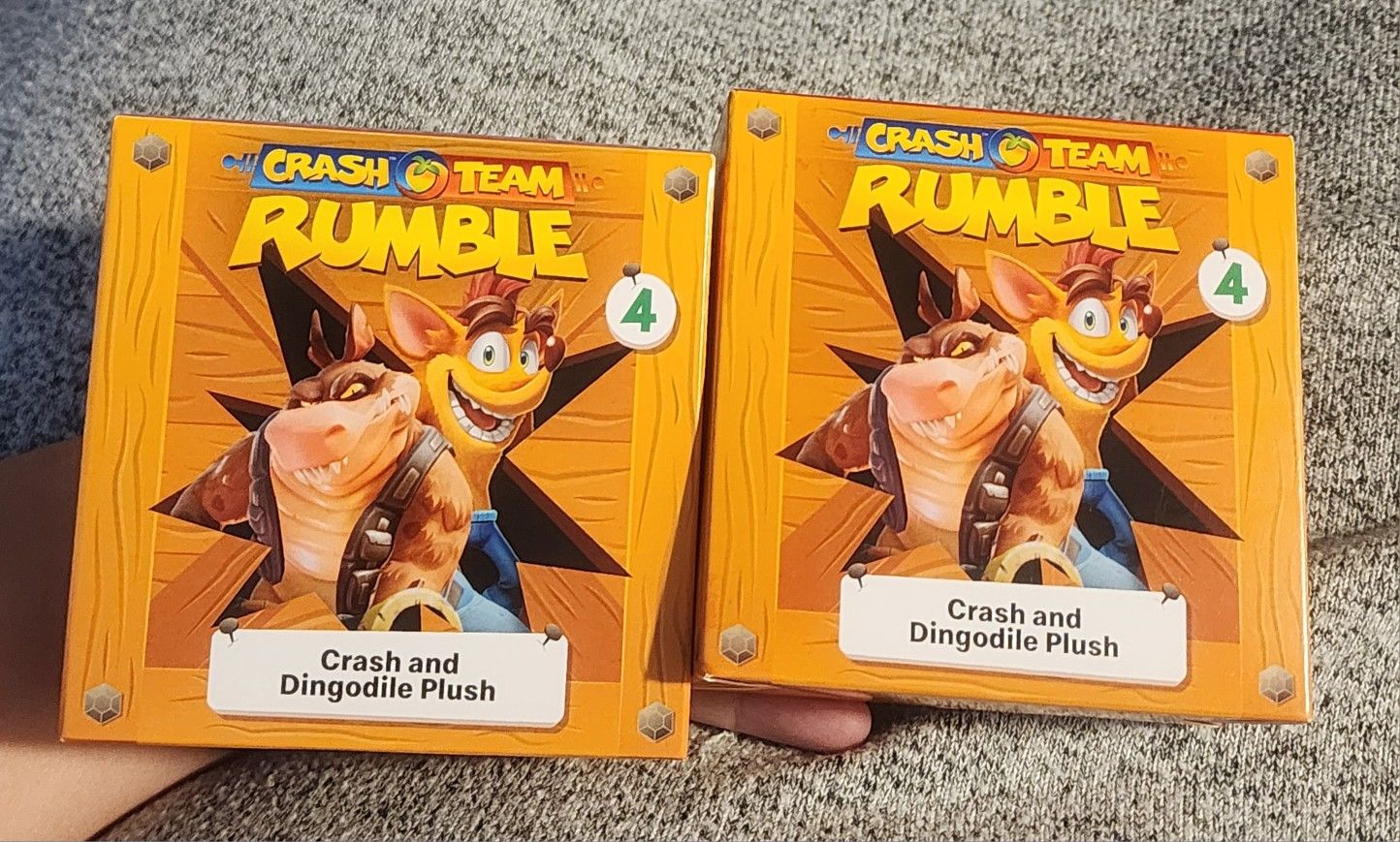 Crash Bandicoot Happy Meal Toy: Crash and Dingodile Plushes