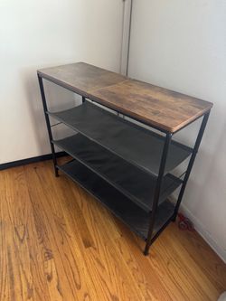 3-Tiered Shoe Rack/Console Table