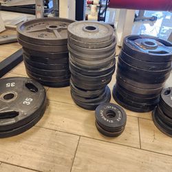 Cast Iron Weight Plates Gym Equipment Exercise Fitness