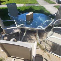 Deck Table And Chair Set