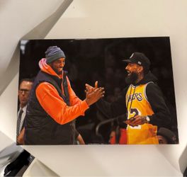 Kobe x nipsey hussle Canvas Print Wall art
