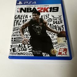PS4 NBA 2K19 video game 