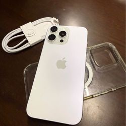 iPhone 16 Pro Max 256Gb Unlocked White titanium 10/10 condition