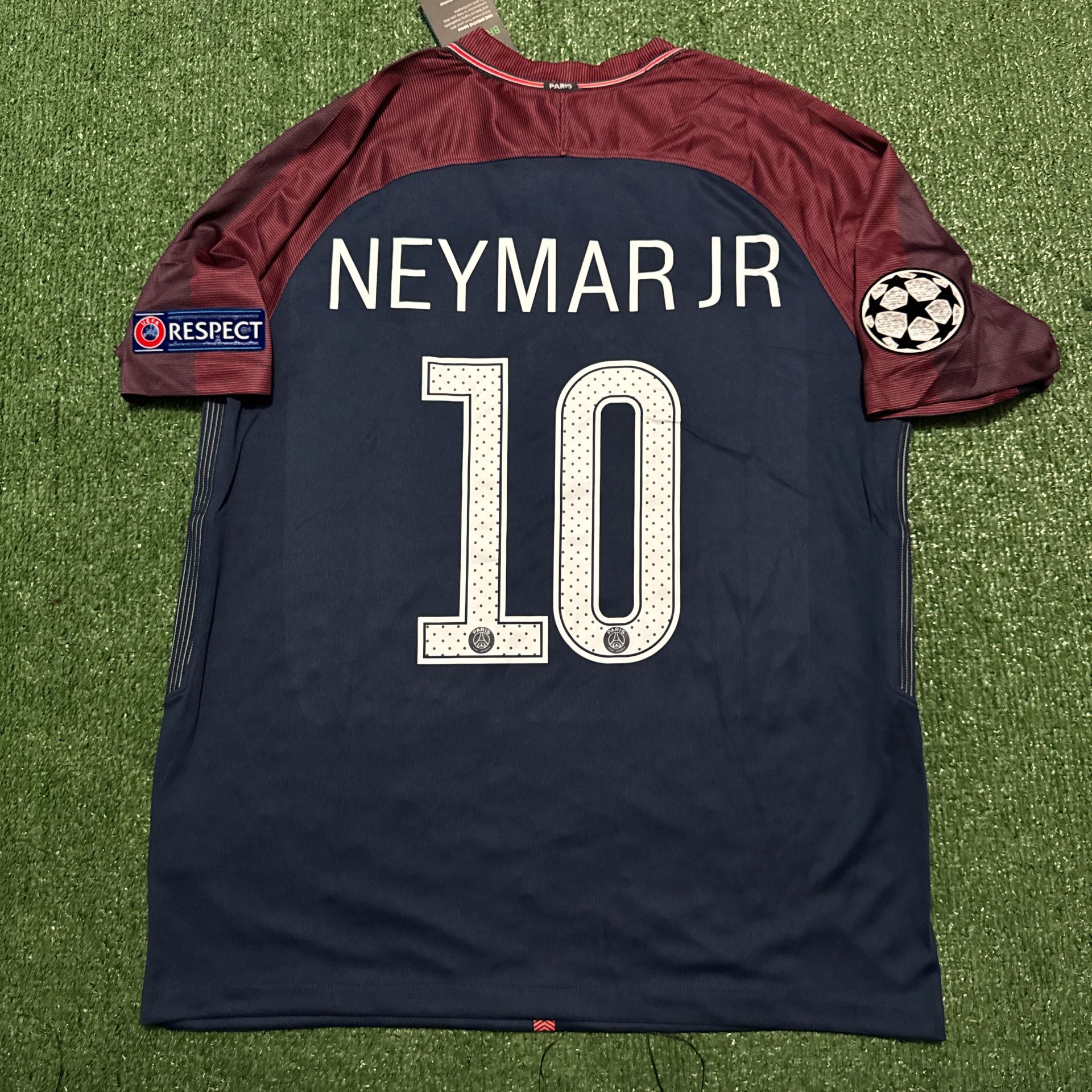 Vintage Retro Paris S German Neymar Jr #10