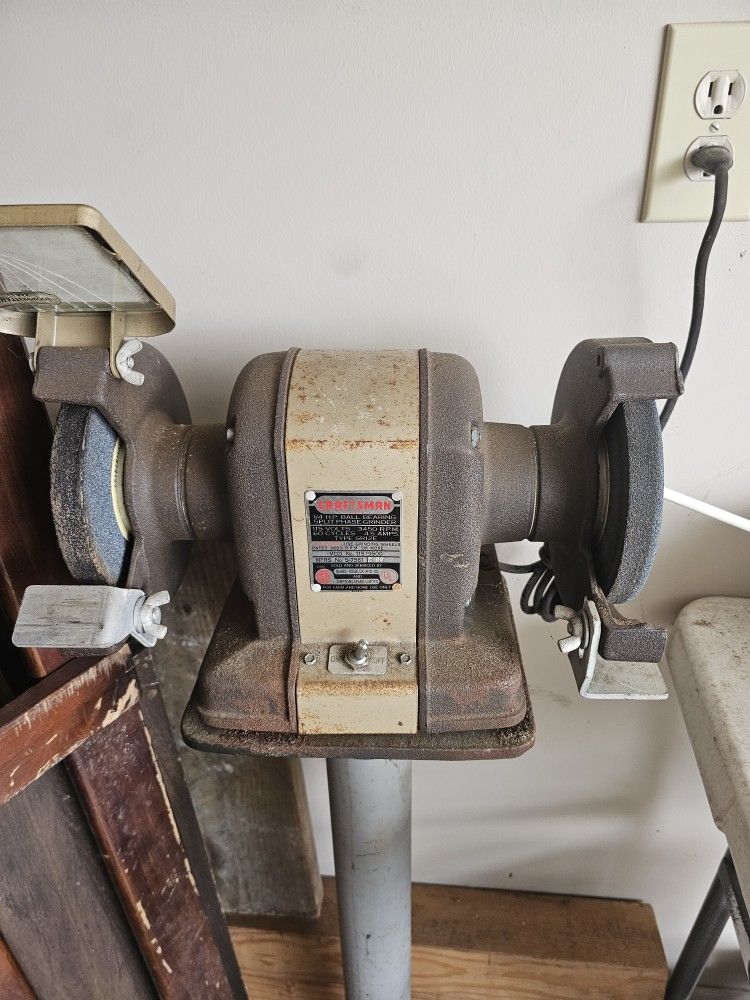 Bench Grinder On Stand
