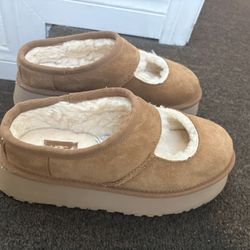 Bea Genuine Shearling Lined Platform Mary Jane (Women) UGGs