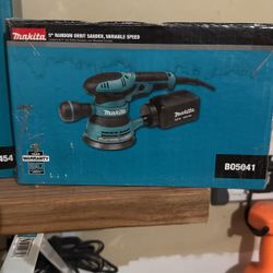 Makita 5 Inch Orbit, Sander, Variable Speed