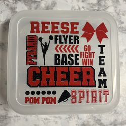 Cheer Dance Gymnastic Competition Bow Boxes Case Design #2