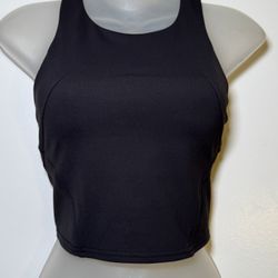 Lululemon Black Racerback Sports Tank Top Size XS