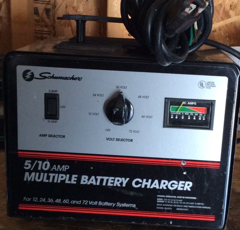 Schumacher SE-1072 5/10 Amp Multi-Battery Charger
