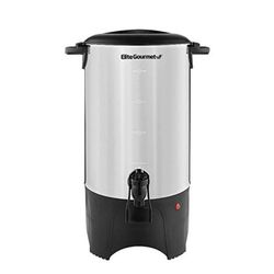 Elite Gourmet Stainless Steel 40 Cup Coffee Urn