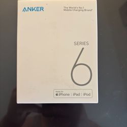 Anker Nano Power Bank with Built-in Lightning Connector, Portable Charger 5,000mAh.