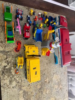 PAW Patrol Toy Lot with Vehicles and Figures