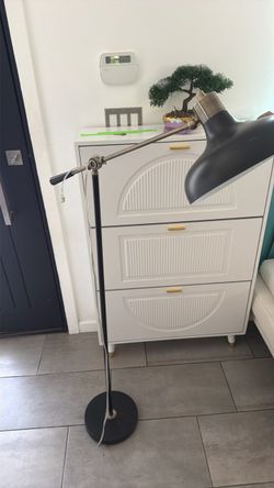 Adjustable Arc Floor Lamp Black