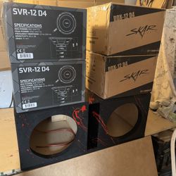 //All Brand New//SKAR SVR DDX Custom Built Ported Box Tuned 32 Hz Message Me And  Will Give You A Price