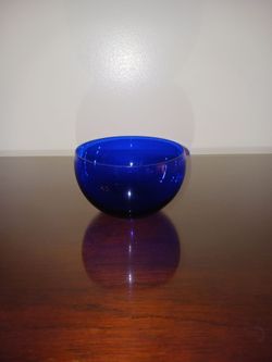 Small Dark Cobalt Blue Bowl