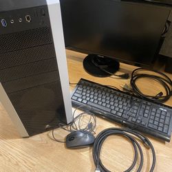 Custom Gaming Pc i7 16gb ram w/Monitor,Keyboard,Mouse and cables
