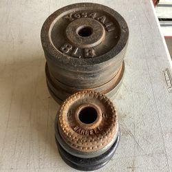 65 Lbs Of Standard Weights 