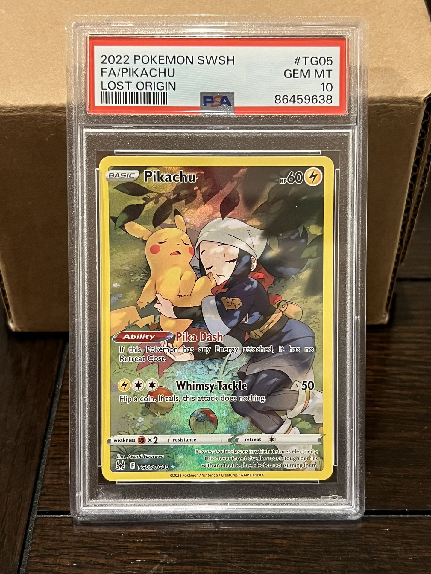 Pokemon Pikachu TG05 PSA 10