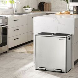 Trash Can, 2 x 8 Gallon