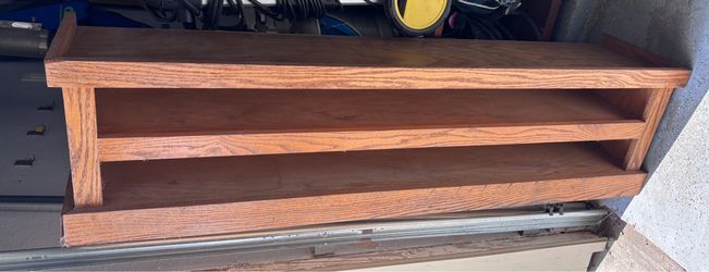 Solid wood shoe rack