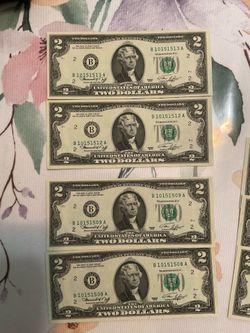1976 JEFFERSON $2 bills