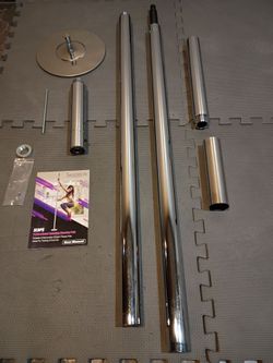 Portable dance and fitness pole