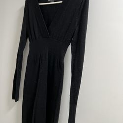 Black Armani exchange dress 100% wood size small 