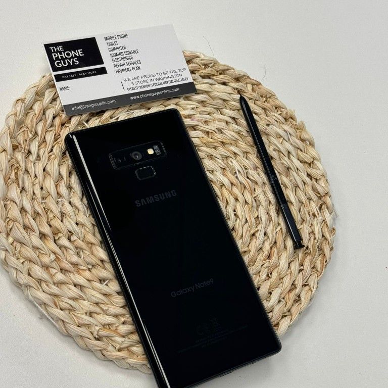 Unlocked Samsung Galaxy Note 9 128GB With Expandable Memory Card 