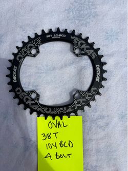 Singlespeed Oval Chainring 1 X 38